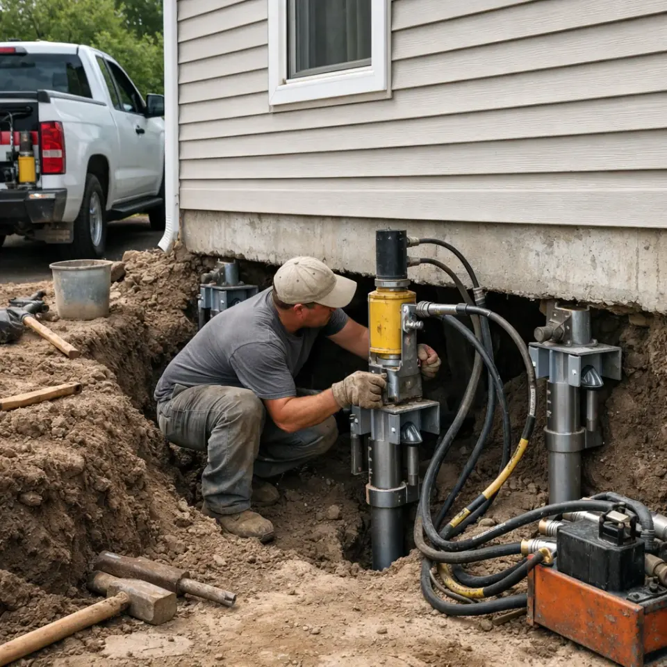 foundation repair in Spencerville, MD