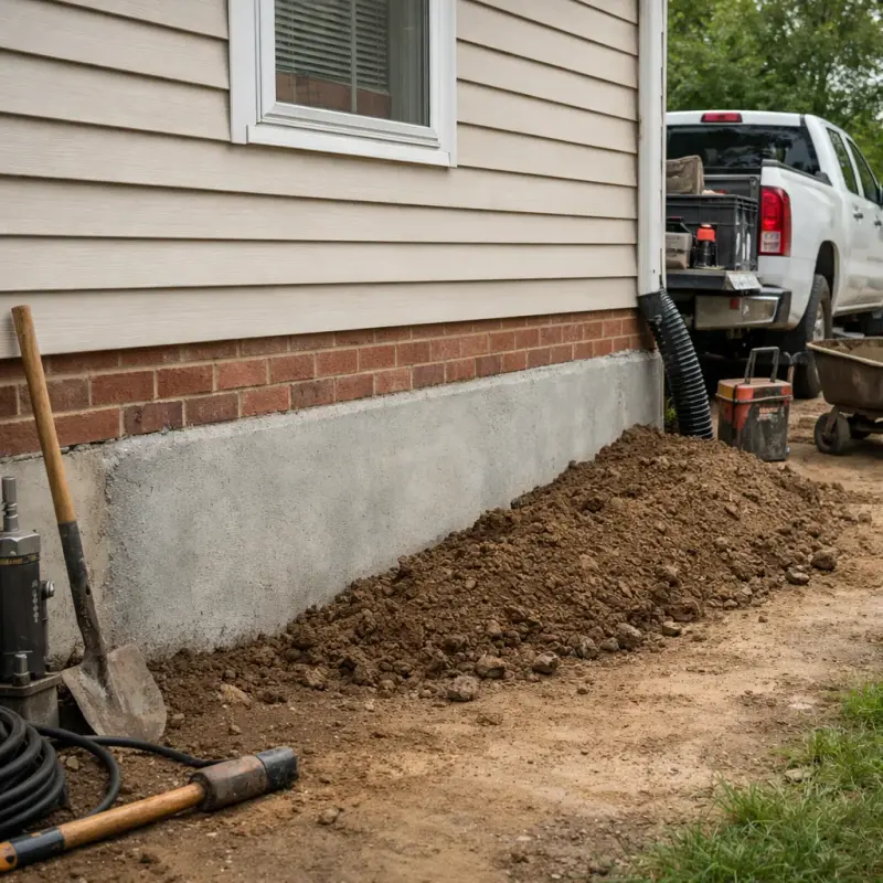 Stem Wall Repair Wheaton